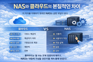 NAS와 클라우드의 본질적인 차이