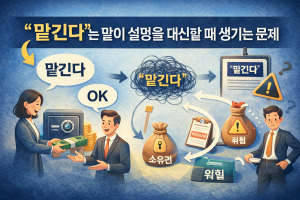 “맡긴다”는 말이 설명을 대신할 때 생기는 문제