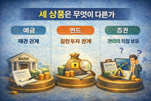 세 상품은 무엇이 다른가