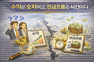 수익은 숫자이고, 현금흐름은 사건이다