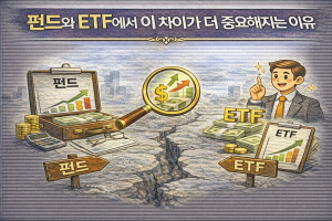 펀드와 ETF에서 이 차이가 더 중요해지는 이유