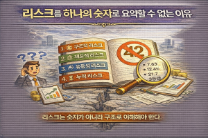 리스크를 하나의 숫자로 요약할 수 없는 이유