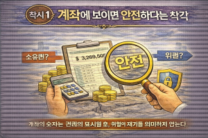 착시 1: 계좌에 보이면 안전하다는 착각