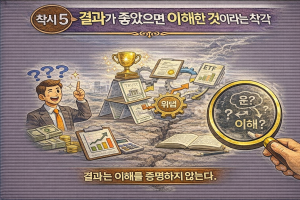 착시 5: 결과가 좋았으면 이해한 것이라는 착각