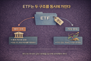 ETF는 두 구조를 동시에 가진다
