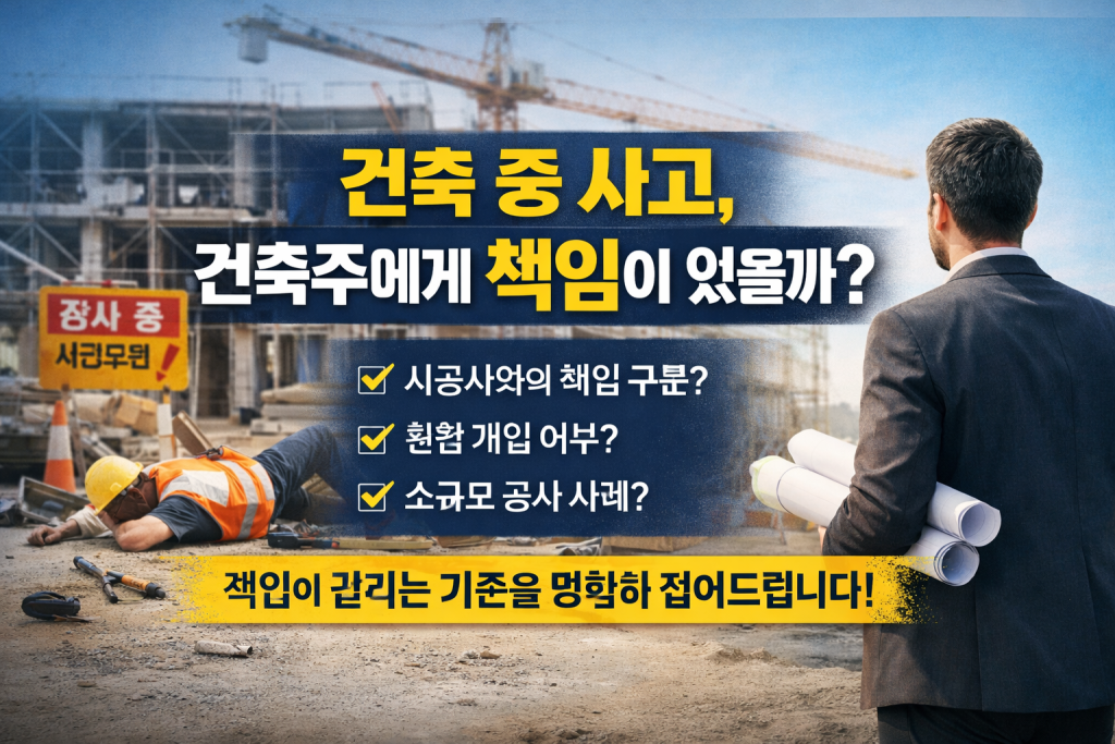 건축 중 사고 건축주 책임
