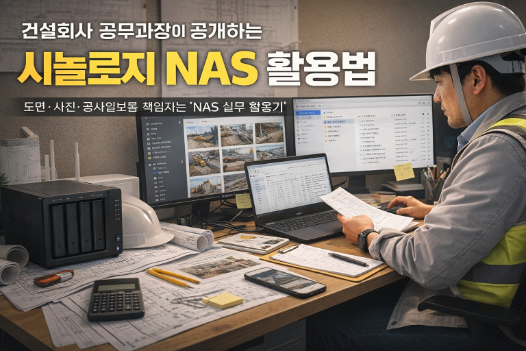 건설회사 공무과장이 공개하는 시놀로지 NAS 활용법: 현장 관리부터 협업 시스템 구축까지